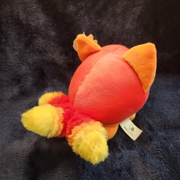 Tee Turtle 2017 Rare Collectible Red Fire Fox Kitsune Plush - Picture 2 of 9
